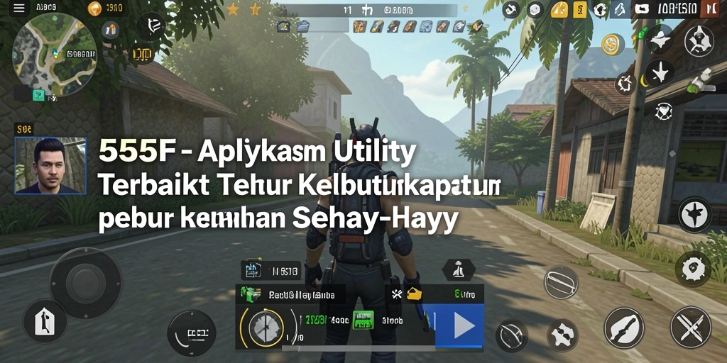 Tampilan antarmuka aplikasi 555F yang modern dan intuitif.