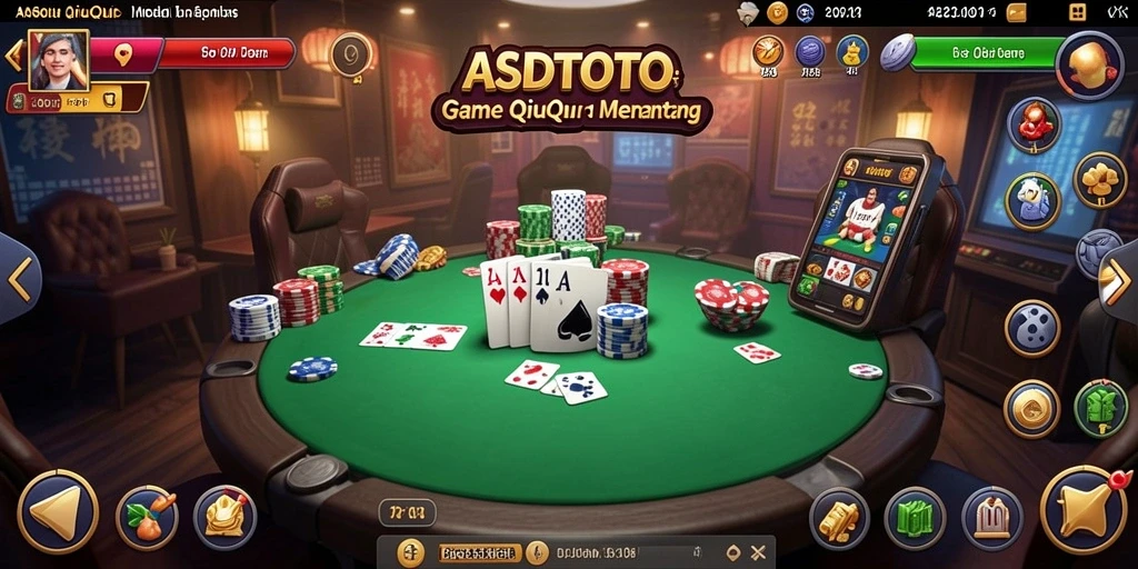 Tampilan gameplay QiuQiu yang menarik dan interaktif.