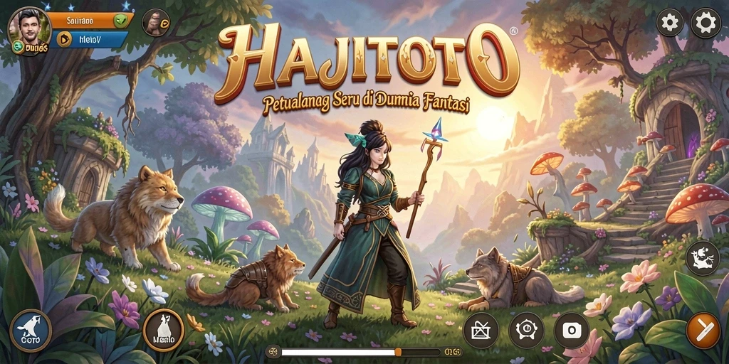 Gameplay menarik dalam petualangan HAJITOTO yang penuh warna.