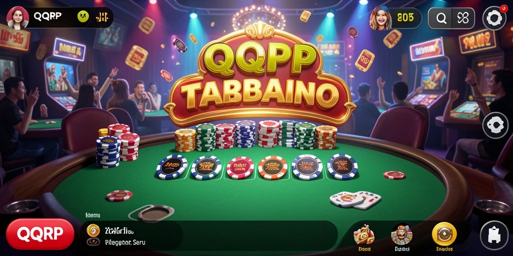 Tampilan gameplay seru di QQRP dengan grafis kasino yang menakjubkan.