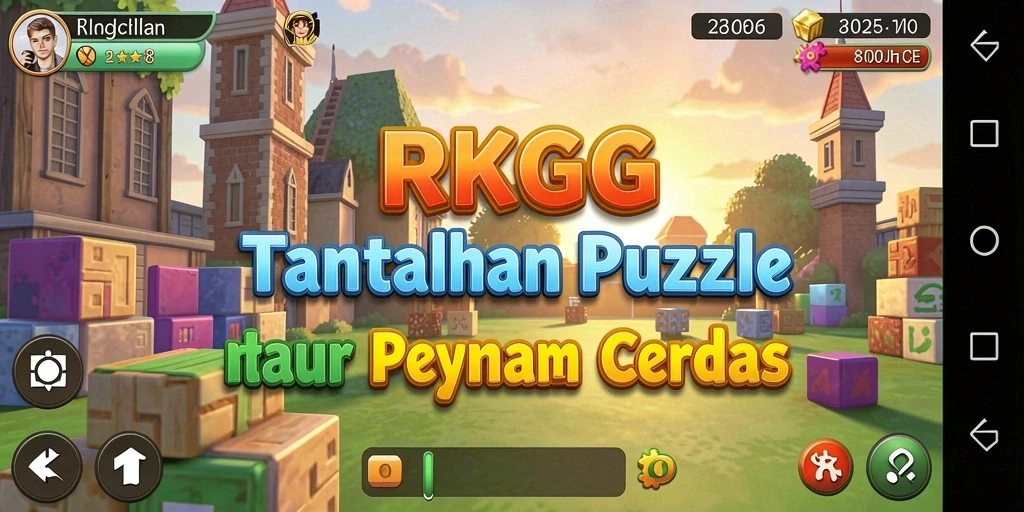 Tangkapan layar dari gameplay RKGG menampilkan teka-teki menarik dan grafis yang memikat.