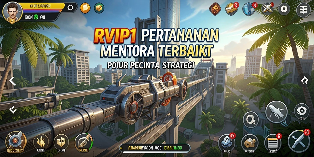 Tangkapan layar RVIP1 menampilkan aksi menegangkan dalam Tower Defense.