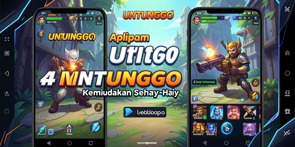 Tampilan utama UNTUNGGO yang sederhana dan fungsional.